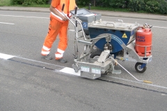 Heißplastikmarkierung